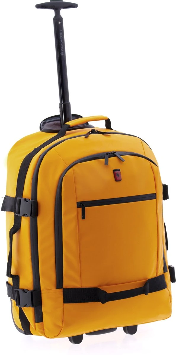 Gladiator Polar Handbagage Laptop Rugzak Trolley - 55 Cm - 14 Inch - Geel 10 Gladiator Polar Handbagage Laptop Rugzak Trolley - 55 Cm - 14 Inch - Geel - Afbeelding 10