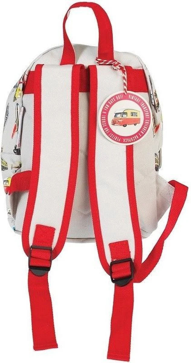 Rex London Mini Kinderrugzak 10 Liter - Vintage Voertuigen 2 Rex London Mini Kinderrugzak 10 Liter - Vintage Voertuigen - Afbeelding 2