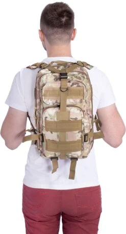 Springos Rugzak | Backpack | Wandelrugzak | Tactical Backpack | 35 Liter | Camouflage | Groen/Camel/Beige 24 Springos Rugzak | Backpack | Wandelrugzak | Tactical Backpack | 35 Liter | Camouflage | Groen/Camel/Beige -Schoolbenodigdheden 647x1200 3