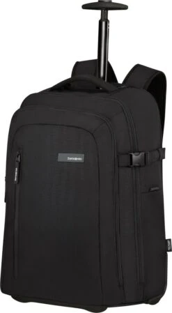 Samsonite Rugzaktrolley Met Laptopvak - Roader Laptop Backpack 17.3 (Handbagage) Deep Black -Schoolbenodigdheden 660x1200 3