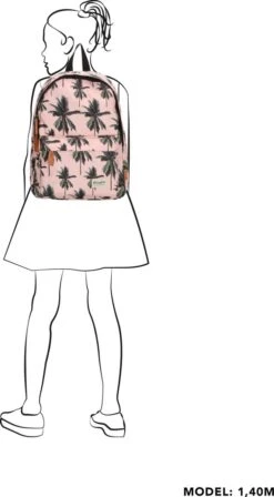 Beagles Originals Cool Originals - Rugzak - Palm Roze -Schoolbenodigdheden 662x1200 1