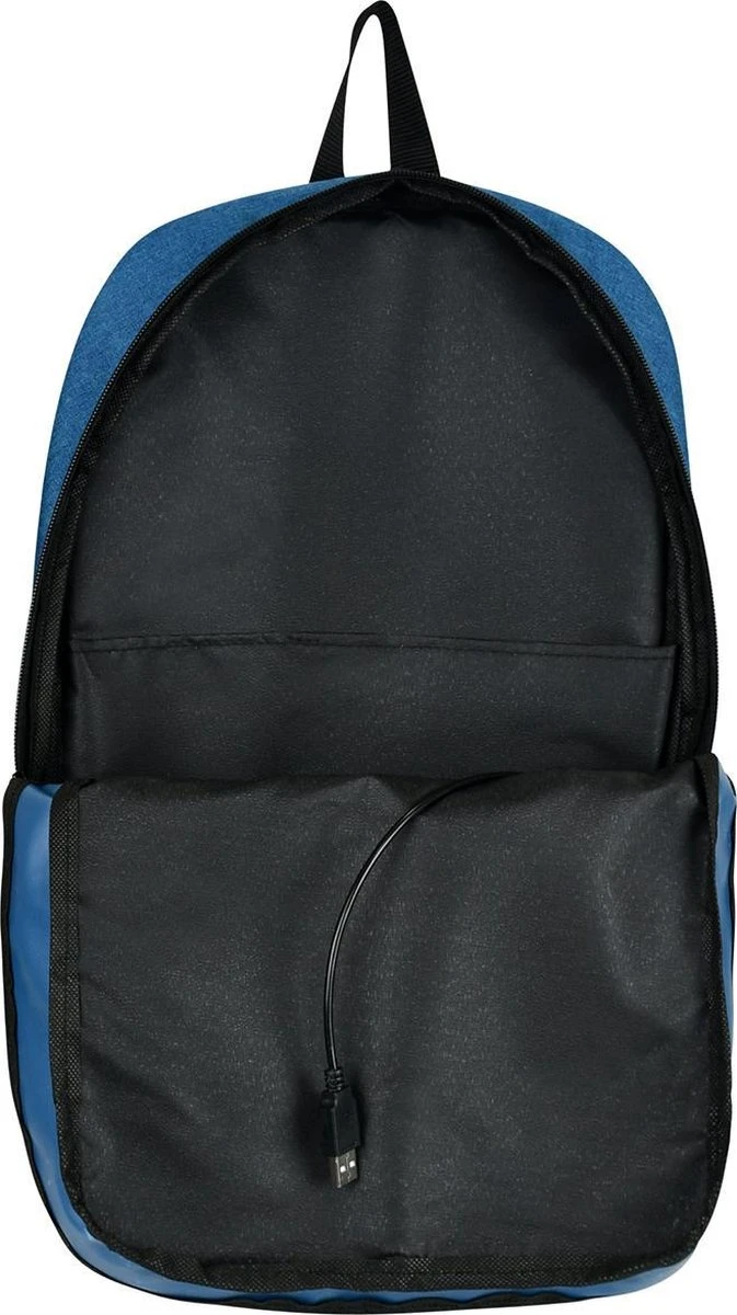 SafeSave Rugtas – Waterafstotende Schooltas Met Laptop Vak En Usb Aansluiting – Schoudertas – 15.6 Inch – Lichtblauw 3 SafeSave Rugtas – Waterafstotende Schooltas Met Laptop Vak En Usb Aansluiting – Schoudertas – 15.6 Inch – Lichtblauw - Afbeelding 3