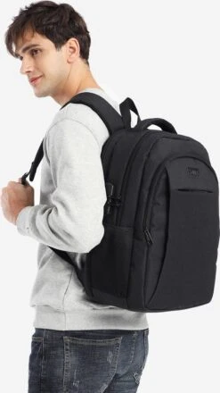 Kono Rugzak - Schooltas - 15,6 Inch Laptop Rugtas - Dames/Heren - 28L - Waterafstotend - Zwart 24 Kono Rugzak - Schooltas - 15,6 Inch Laptop Rugtas - Dames/Heren - 28L - Waterafstotend - Zwart -Schoolbenodigdheden 674x1200