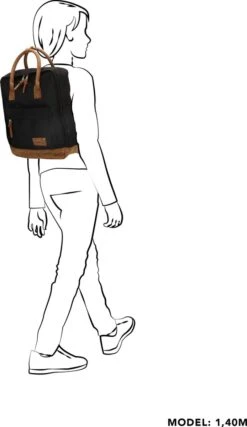 Enrico Benetti Santiago 46178 Rugtas Met Tabletvak - Zwart 12 Enrico Benetti Santiago 46178 Rugtas Met Tabletvak - Zwart -Schoolbenodigdheden 694x1200