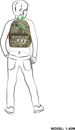 Zebra Rugzak Dino Camouflage (m) + Dino Ei -Schoolbenodigdheden 695x1200 3