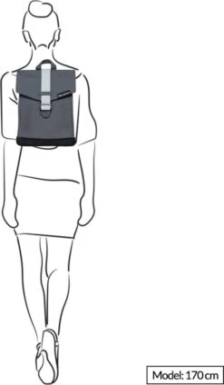 Bold Banana Laptop Rugzak / Rugtas / Laptoptas - Envelope - Grijs - 11 Inch -Schoolbenodigdheden 699x1200 4