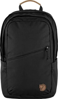 Schoolbenodigdheden 9 Fjallraven Fjällräven Räven 20 Unisex Rugzak - Black