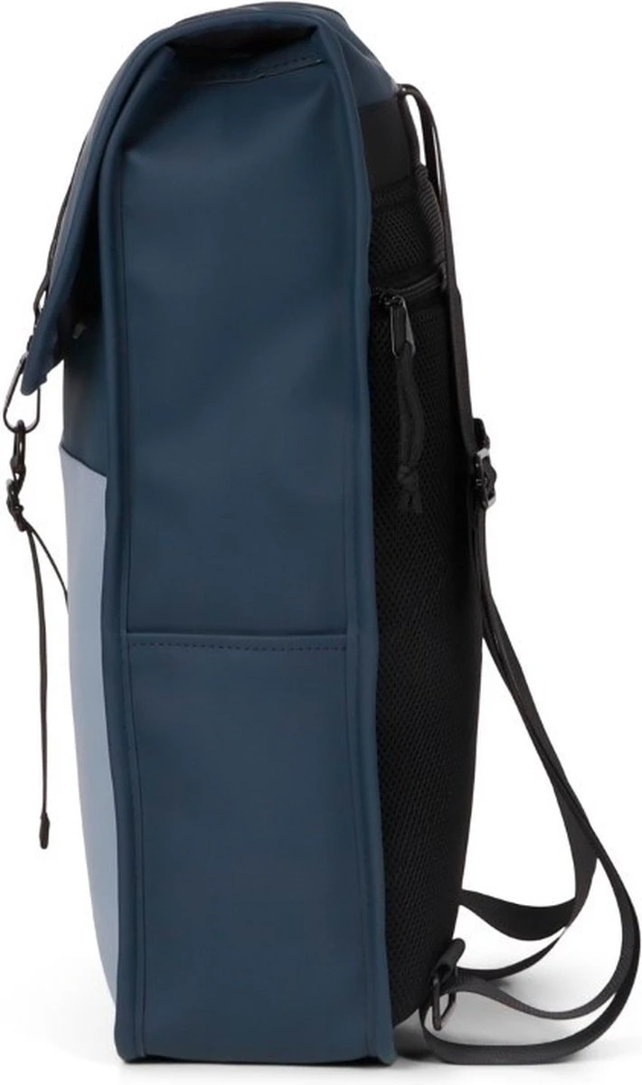 Norländer Dull PU Duo Rugtas - Met Laptopvak - Blauw 2 Norländer Dull PU Duo Rugtas - Met Laptopvak - Blauw - Afbeelding 2