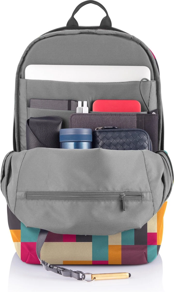 XD Design Bobby Soft Art - Anti-Diefstal Rugzak 16 Liter - Geometric 10 XD Design Bobby Soft Art - Anti-Diefstal Rugzak 16 Liter - Geometric - Afbeelding 10