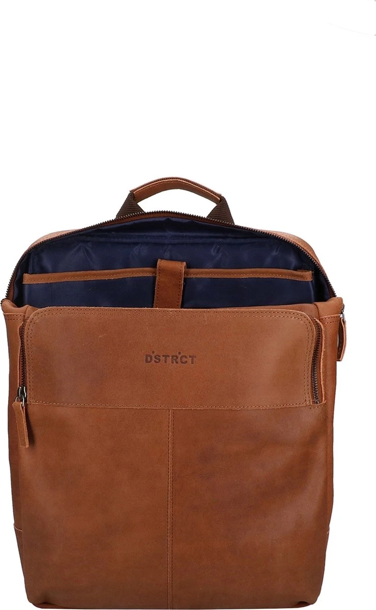 DSTRCT Limited Rugtas - 15,6 Inch Laptoptas - Cognac 6 DSTRCT Limited Rugtas - 15,6 Inch Laptoptas - Cognac - Afbeelding 6