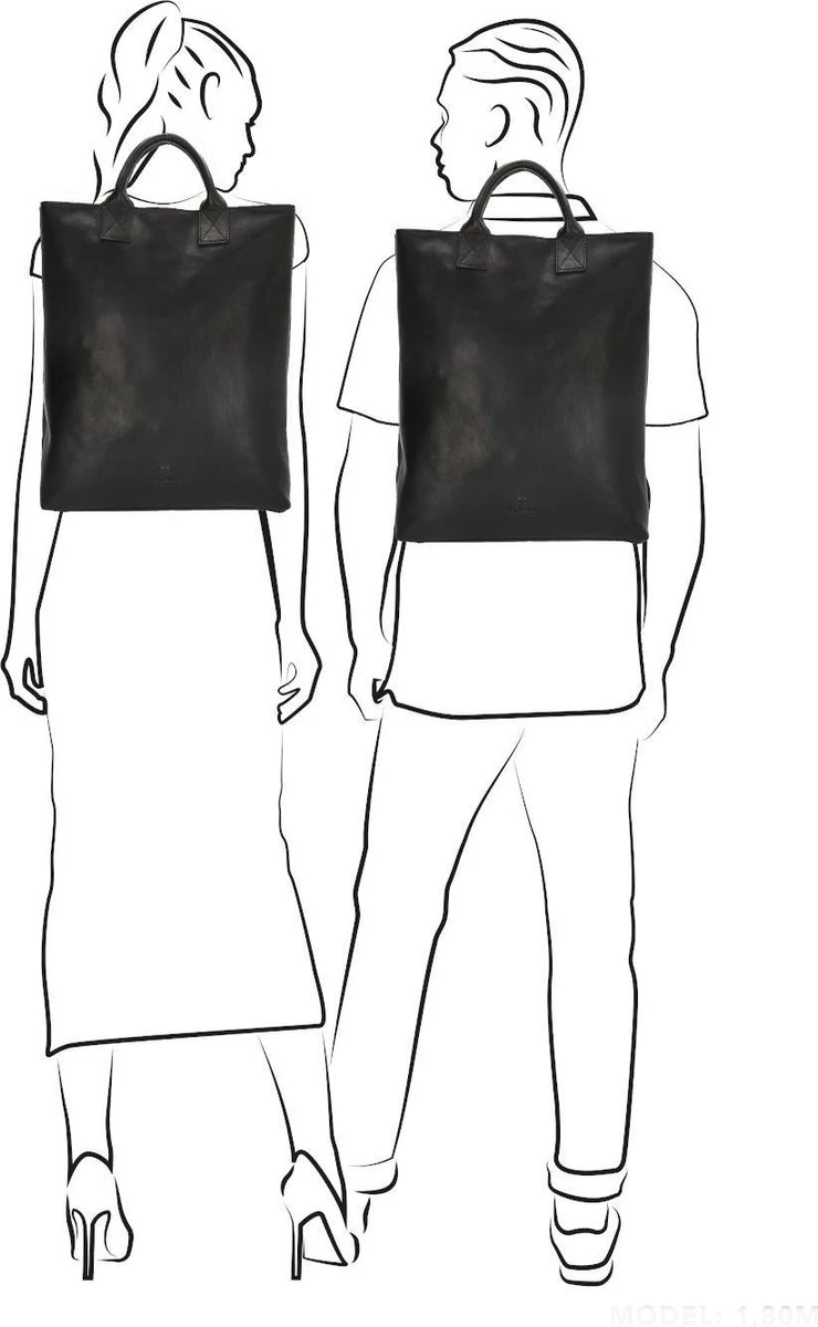 Micmacbags Discover Rugzak 15 Inch - Zwart 3 Micmacbags Discover Rugzak 15 Inch - Zwart - Afbeelding 3