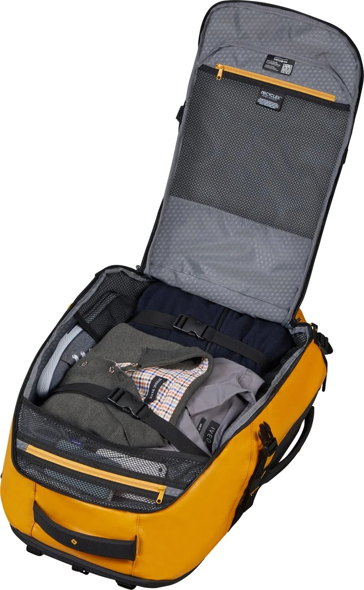 Samsonite Rugzak Met Laptopvak - Ecodiver Travel Backpack M 55L Yellow 3 Samsonite Rugzak Met Laptopvak - Ecodiver Travel Backpack M 55L Yellow - Afbeelding 3