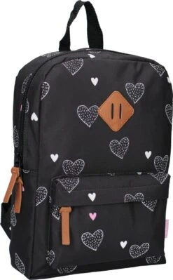 Milky Kiss Hearts Rugzak - 10,2 L - Zwart -Schoolbenodigdheden 742x1200 8