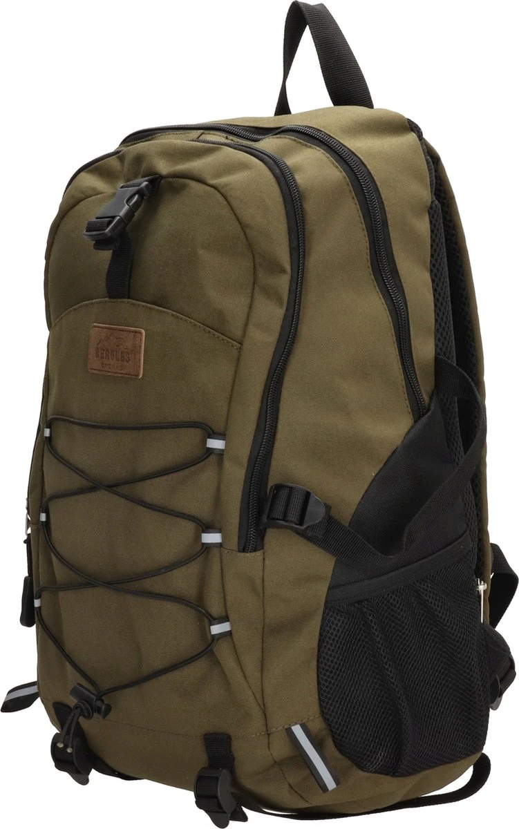 Beagles Originals Outdoor Originals Rugzak 15,6 Inch (34.5x19.4 Cm) - Olijfgroen 3 Beagles Originals Outdoor Originals Rugzak 15,6 Inch (34.5x19.4 Cm) - Olijfgroen - Afbeelding 3