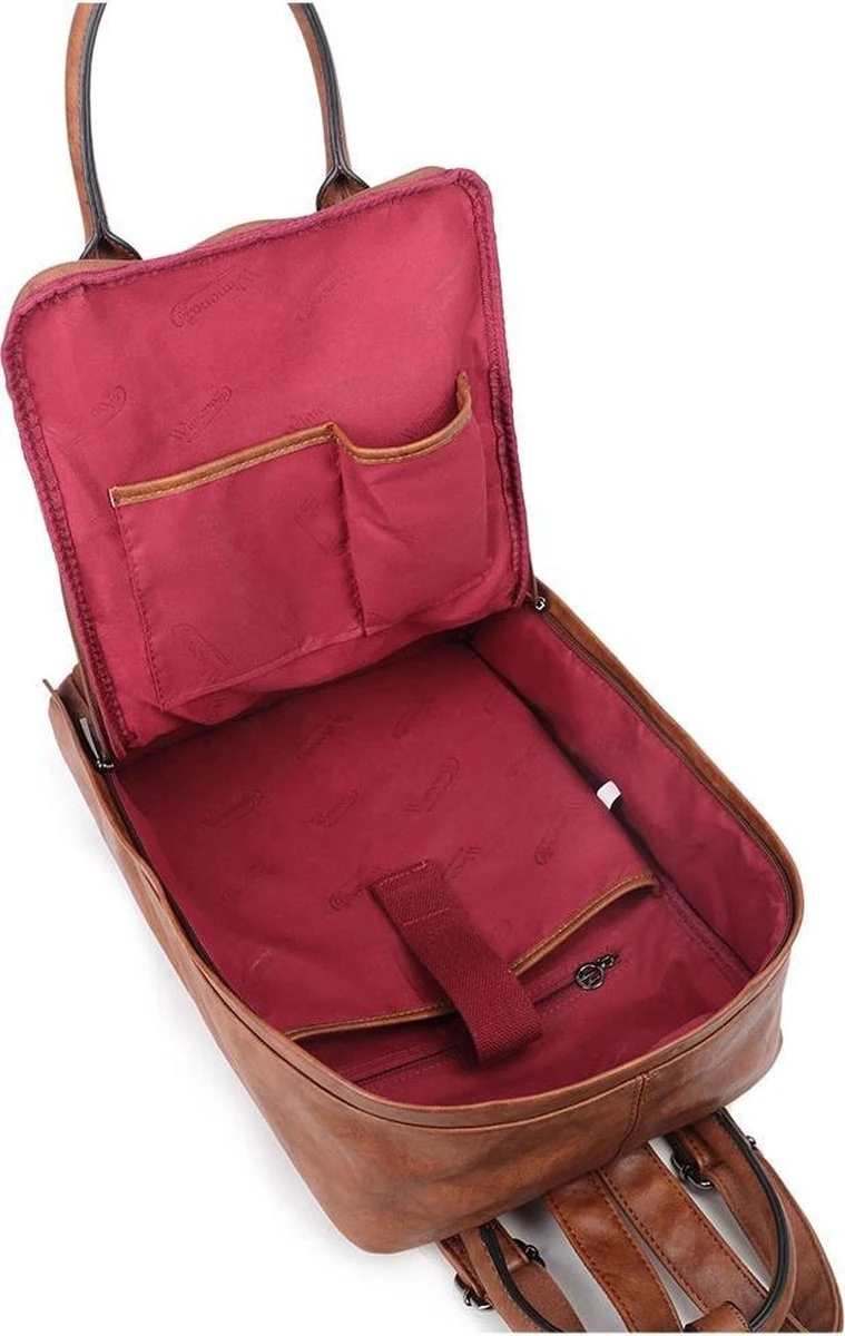 Wimona Amalia 5016 Rugtas / Handtas - Cognac 6 Wimona Amalia 5016 Rugtas / Handtas - Cognac - Afbeelding 6
