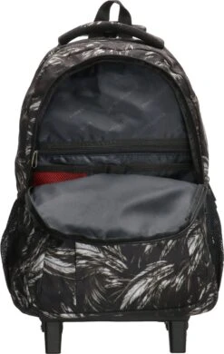 Enrico Benetti Trolleyrugzak - Rugzak Trolley - 2 Wielen - Zwart -Schoolbenodigdheden 760x1200 2