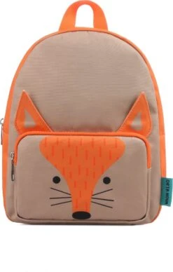 Orta Nova Kinder Dieren Rugzak | Vos. Basisschool - Kleuterschool - Kinderdagverblijf - Peuters - Jongens - Meisjes - Kleuters - Rugzak - Schooltas