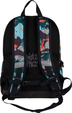 Pick & Pack Forest Dragon Backpack M - Multi Green -Schoolbenodigdheden 765x1200 5
