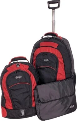 Ice Dog 3 In 1 Trolley Rugzak Large 70L Rood 65x41x29cm