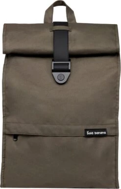 Schoolbenodigdheden 5 Bold Banana - Laptoprugzak Roll Top - Green Knight