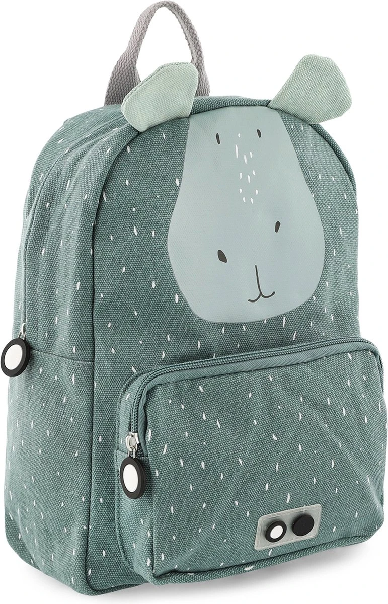 Trixie Hippo Kinderrugzak / Rugtas / Schooltas - Backpack - 12 Liter - Katoen - Blauw 13 Trixie Hippo Kinderrugzak / Rugtas / Schooltas - Backpack - 12 Liter - Katoen - Blauw - Afbeelding 13