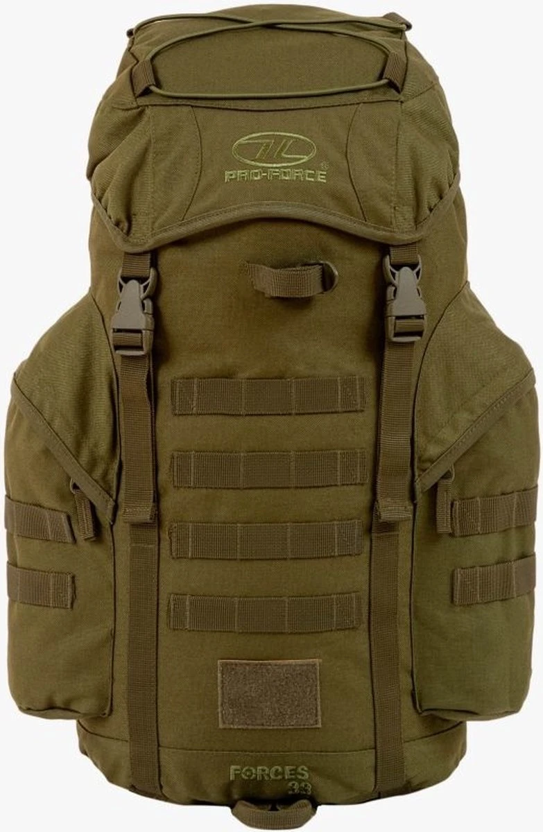 Highlander New Forces 33 Ltr Rugzak - Groen - Tactical Backpack 5 Highlander New Forces 33 Ltr Rugzak - Groen - Tactical Backpack - Afbeelding 5