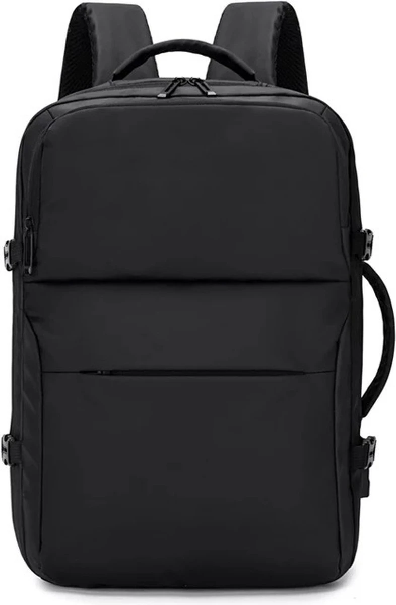 Merkloos Zakelijke Multifunctionele Rugzak/Schouder Tas - 17.5 Inch Laptop Vak - USB Poort - Voor Werk,School,Reizen - Waterdichte Tas Voor Heren/Dames - Backpack - Zwart Extra Vakken 2 Merkloos Zakelijke Multifunctionele Rugzak/Schouder Tas - 17.5 Inch Laptop Vak - USB Poort - Voor Werk,School,Reizen - Waterdichte Tas Voor Heren/Dames - Backpack - Zwart Extra Vakken - Afbeelding 2