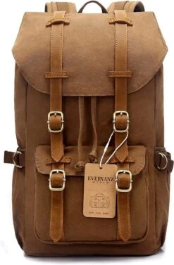 EV - Rugzak Canvas - Leder Details