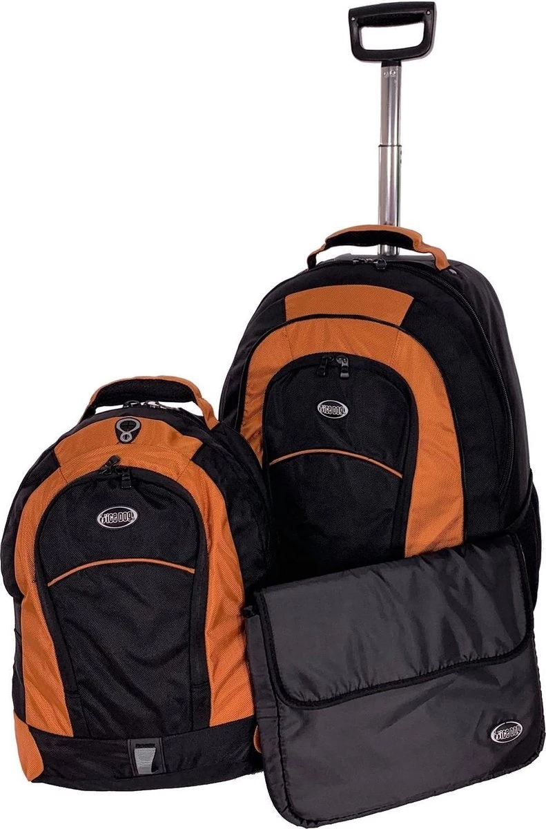 Ice Dog 3 In 1 Trolley Rugzak Large 70L Oranje 65x41x29cm 1 Ice Dog 3 In 1 Trolley Rugzak Large 70L Oranje 65x41x29cm