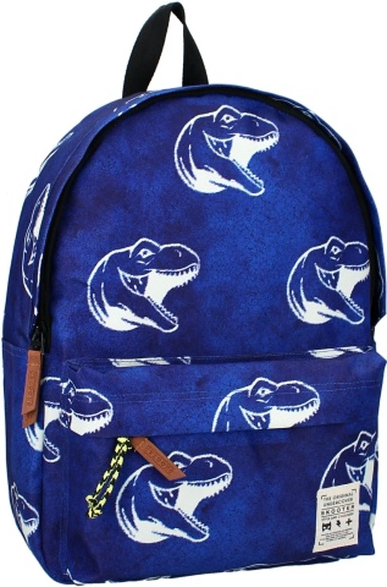 Skooter Vintage Varsity - Rugzak - Schooltas Jongen - Blauw - Dino 4 Skooter Vintage Varsity - Rugzak - Schooltas Jongen - Blauw - Dino - Afbeelding 4
