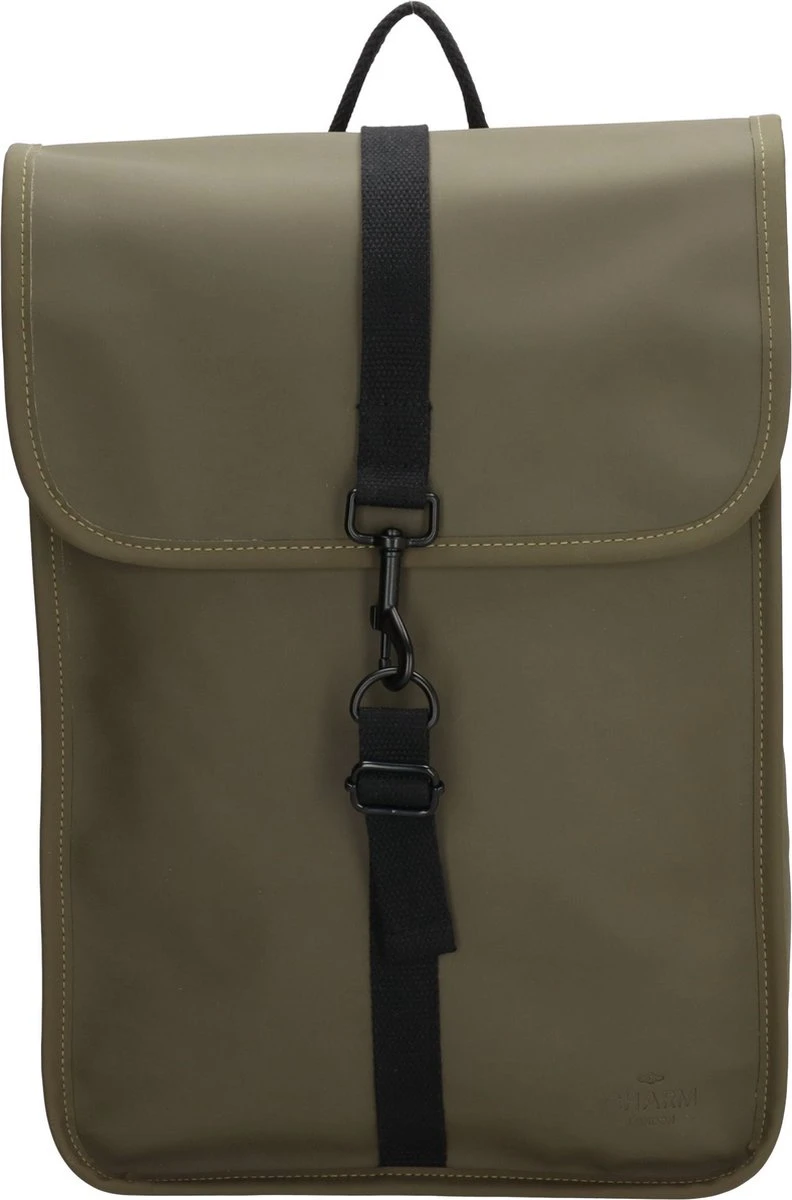 Charm London Neville Waterproof Backpack Olive 1 Charm London Neville Waterproof Backpack Olive