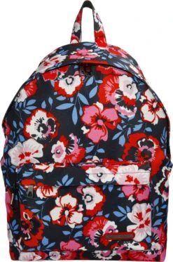 Enrico Benetti Andorra 46145 Laptoprugzak 14" - Roodrose Bloemenprint