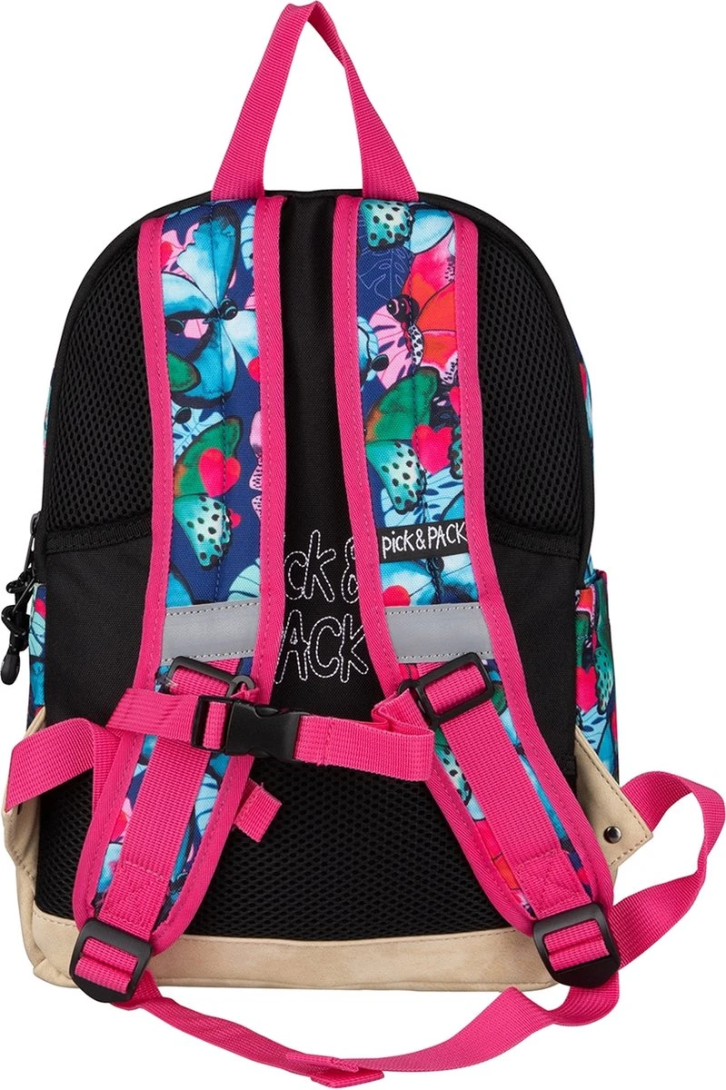 Pick & Pack Prachtige Vlinder - Rugzak - Donkerblauw - Maat M 11 Pick & Pack Prachtige Vlinder - Rugzak - Donkerblauw - Maat M - Afbeelding 11