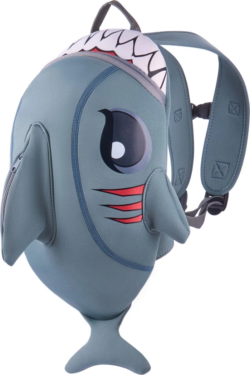Crazy Safety - Rugzak - Grijze Haai - Medium - Verstelbaar 5 Crazy Safety - Rugzak - Grijze Haai - Medium - Verstelbaar - Afbeelding 5