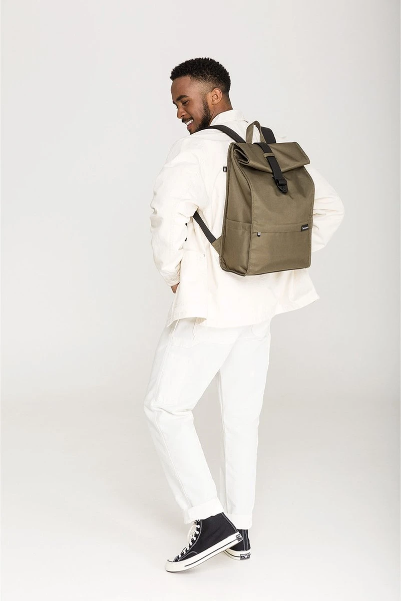 Bold Banana - Laptoprugzak Roll Top - Green Knight 2 Bold Banana - Laptoprugzak Roll Top - Green Knight - Afbeelding 2