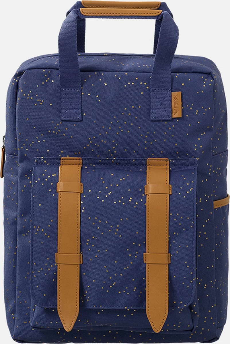 Fresk Kinderrugzak / Rugtas / Schooltas - Fresk - 7 Liter - Leer - Blauw 1 Fresk Kinderrugzak / Rugtas / Schooltas - Fresk - 7 Liter - Leer - Blauw