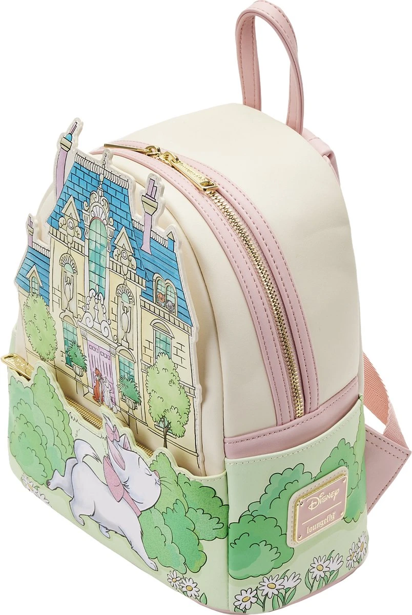 Disney Loungefly Backpack The Aristocats Marie House 5 Disney Loungefly Backpack The Aristocats Marie House - Afbeelding 5