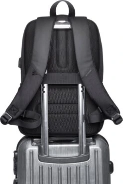 ACROPAQ Rugzak - Met Laptopvak 17 Inch, Waterdicht, Voor Dames En Heren, USB Aansluiting - Rugtas Voor Meisje En Jongens- Zwart 15 ACROPAQ Rugzak - Met Laptopvak 17 Inch, Waterdicht, Voor Dames En Heren, USB Aansluiting - Rugtas Voor Meisje En Jongens- Zwart -Schoolbenodigdheden 804x1200