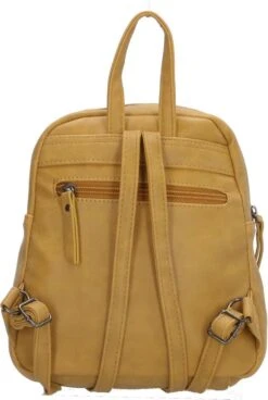 Enrico Benetti Zoë Dames Rugzak Klein - Kunstleer - Oker Geel -Schoolbenodigdheden 805x1200 14