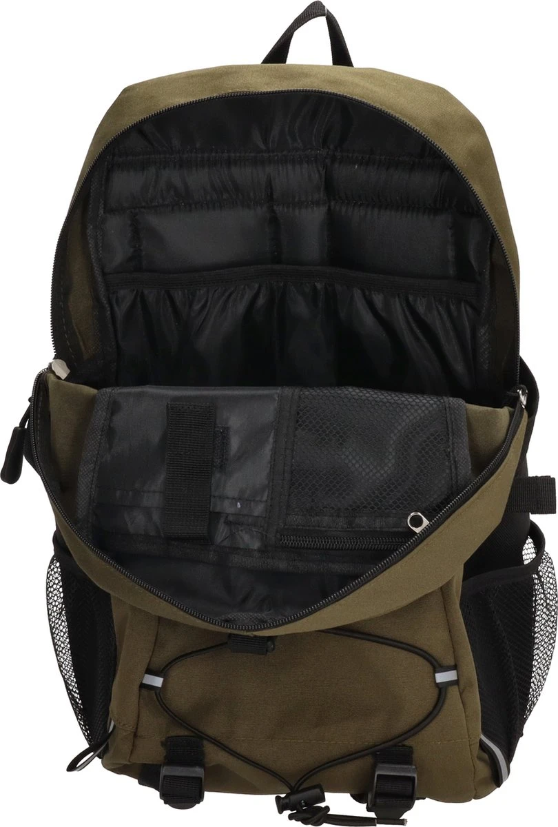 Beagles Originals Outdoor Originals Rugzak 13,3 Inch (29,4x16,6 Cm.) - Olijfgroen 5 Beagles Originals Outdoor Originals Rugzak 13,3 Inch (29,4x16,6 Cm.) - Olijfgroen - Afbeelding 5