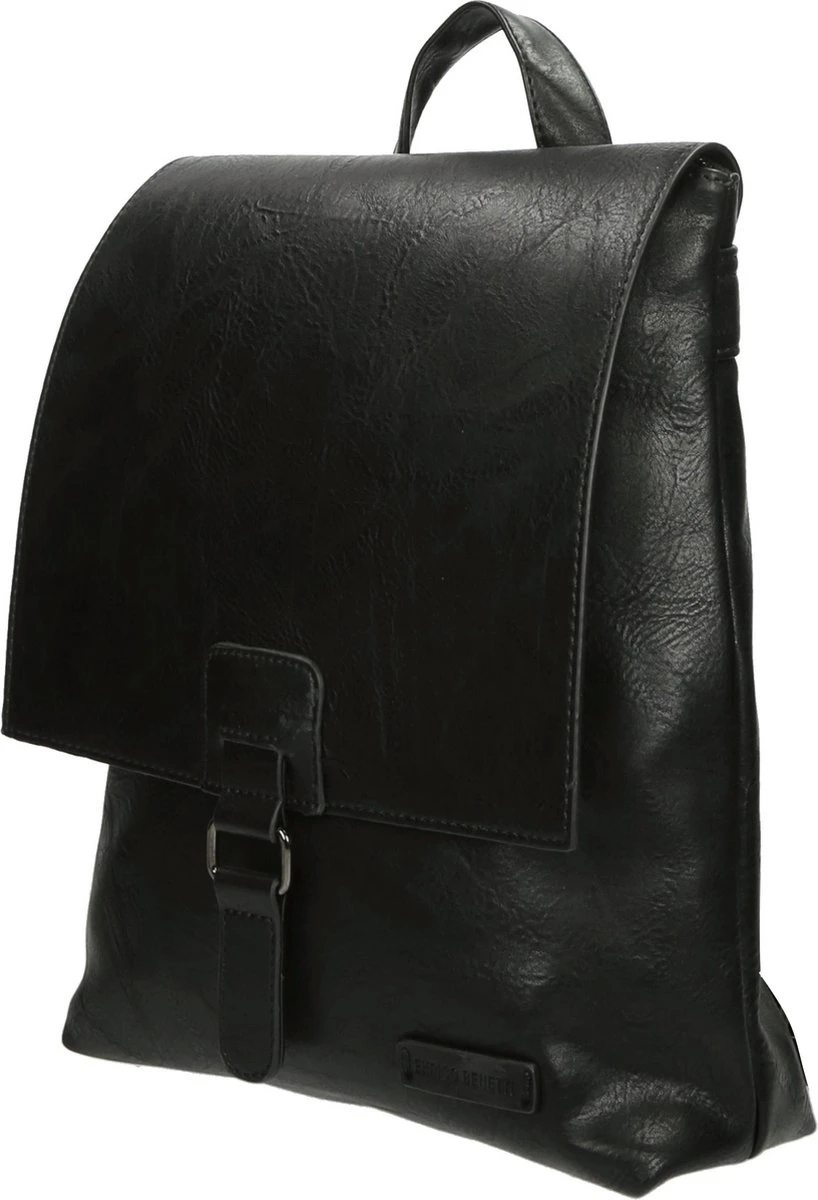 Enrico Benetti Caen Rugzak/ Schoudertas - Zwart 2 Enrico Benetti Caen Rugzak/ Schoudertas - Zwart - Afbeelding 2