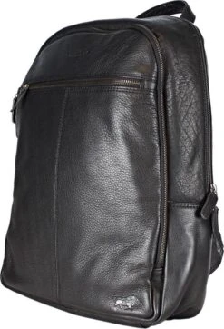 Rugzak Dames Leer Of Rugtas Heren Leer - Zwart Leer - Zwarte Laptop Rugzak Unisex -Schoolbenodigdheden 818x1200 7