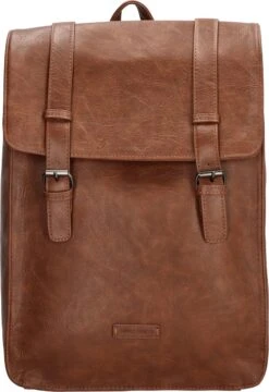 Enrico Benetti Caen 66593 Rugzak Met 14" Laptopvak - Cognac