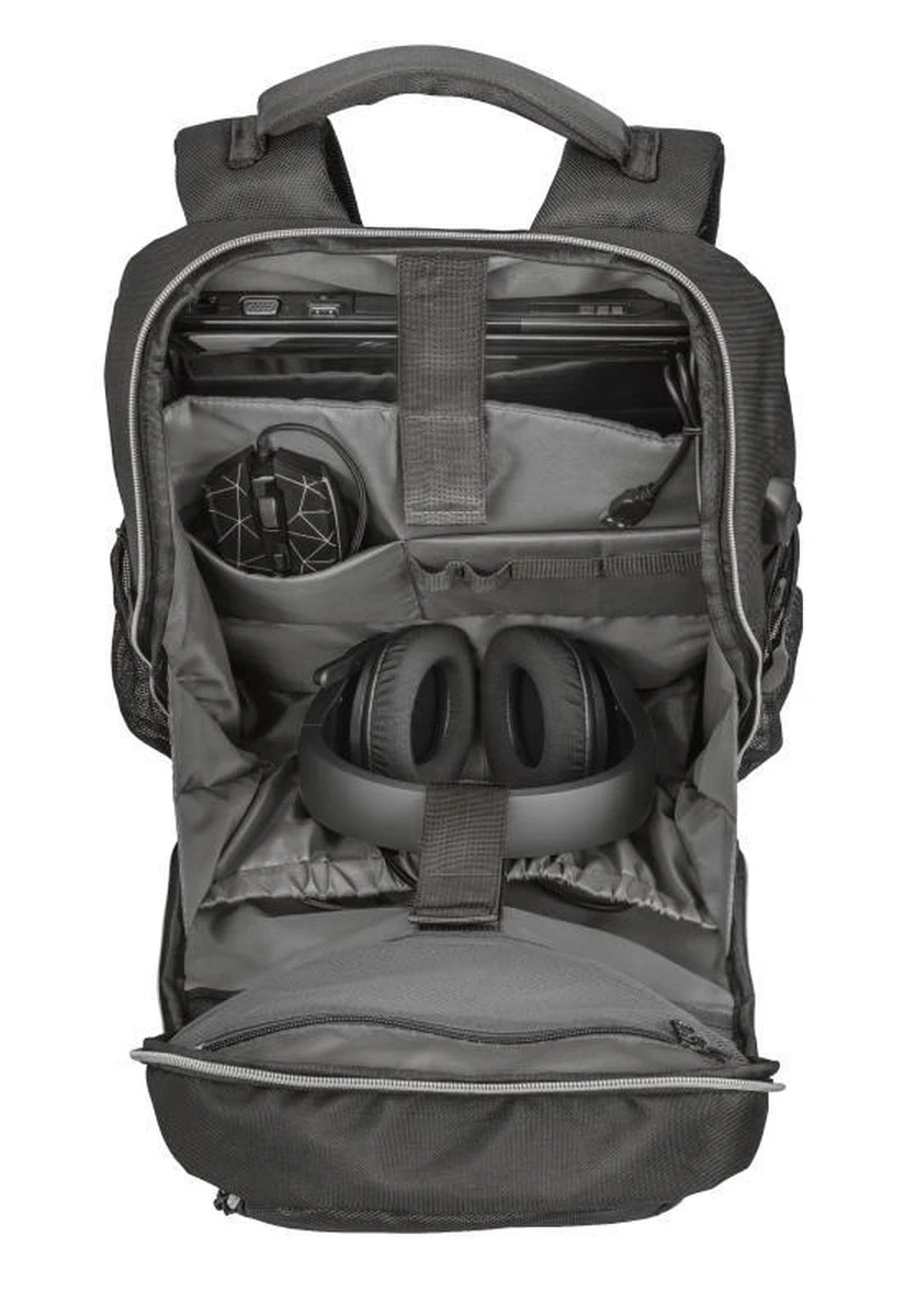 TRUST GXT 1255 Outlaw - Gaming Laptop Rugzak - 15 Inch - Zwart 19 TRUST GXT 1255 Outlaw - Gaming Laptop Rugzak - 15 Inch - Zwart - Afbeelding 19