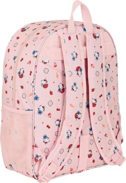 Schoolrugzak Hello Kitty Happiness Girl Roze Wit (33 X 42 X 14 Cm) -Schoolbenodigdheden 827x1200 12