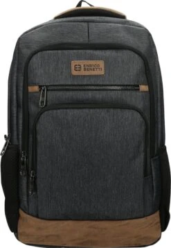 Enrico Benetti München 62120 Laptop Rugzak 17" - Grijs