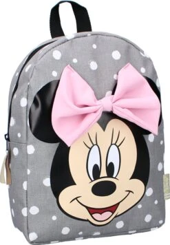 Minnie Mouse Let's Do This Rugzak - Grijs - Stippen -Schoolbenodigdheden 833x1200 3