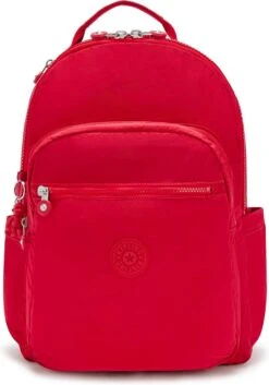 Kipling SEOUL Rugzak, 27 Liter, 15 Inch Laptopvak - Red Rouge