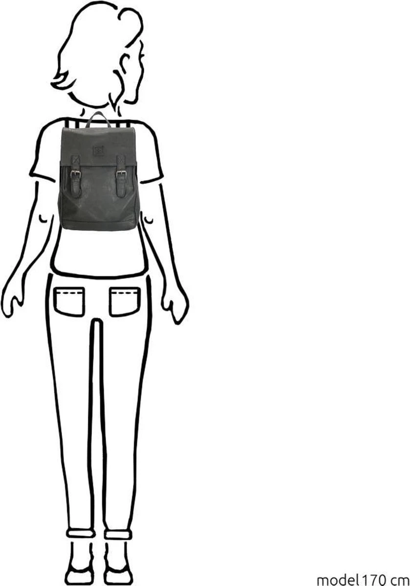 Enrico Benetti Ardeche Rugzak - 66313 001 Zwart 6 Enrico Benetti Ardeche Rugzak - 66313 001 Zwart - Afbeelding 6