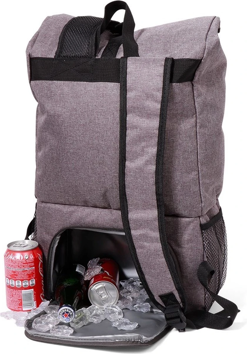 Norländer Network Rugtas Met Koelvak - Grijs 4 Norländer Network Rugtas Met Koelvak - Grijs - Afbeelding 4